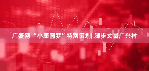 广盛网 “小康圆梦”特别策划| 脚步丈量广兴村