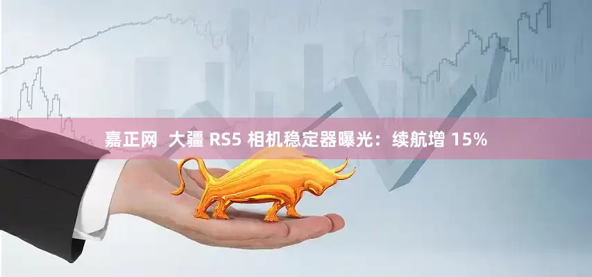 嘉正网  大疆 RS5 相机稳定器曝光：续航增 15%